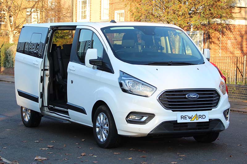 9 seater minibus hire doors front